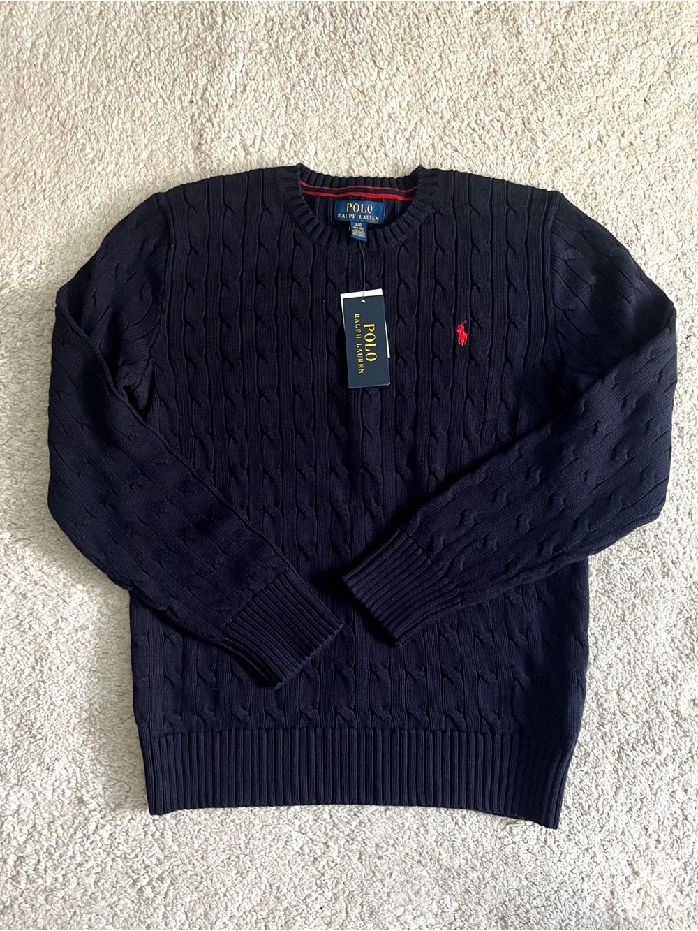 Polo Ralph Lauren Boy’s Cable-Knit Cotton Sweater
